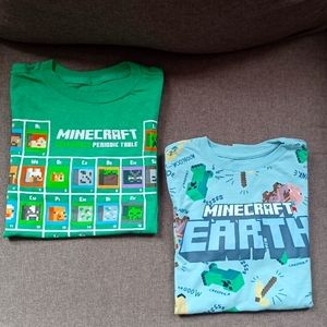MOJANG Minecraft Bundle of Two Boys' T-Shirts
